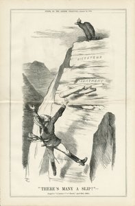Ilustracja Johna Tenniela (1820-1914) w Punch autorstwa John Tenniel
