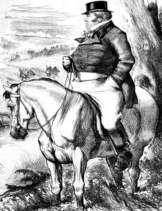 John Bull ogląda jesienne manewry autorstwa John Tenniel
