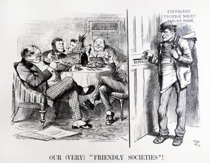 Karykatura Johna Tenniela zatytułowana „Zapytanie sekretarza generalnego” autorstwa John Tenniel