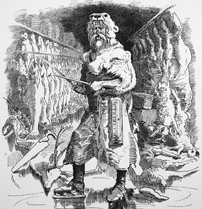 Pogląd pana Puncha na przyszłe znaczenie chłodnictwa autorstwa John Tenniel