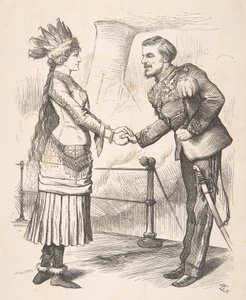 The Best of Friends Must Part Punch, 28 września 1878, 1878. autorstwa John Tenniel