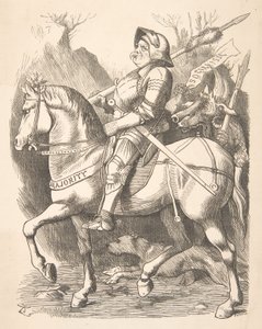 The Knight and His Companion Punch, 5 marca 1887, 1887. autorstwa John Tenniel
