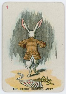 Królik ucieka autorstwa John Tenniel