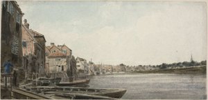 Widok na Wensum przy King Street, wzięty z Foundary Bridge