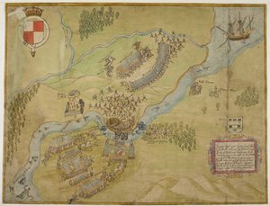 Bawełna Augustus I ii 38, Kolorowy rysunek bitwy pod Ballyshannon