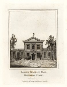 Salon Fryzjerski, Monkwell Street autorstwa John Thomas Smith