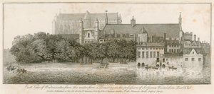 Widok na Westminster na wschód z wody? autorstwa John Thomas Smith