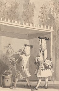 Hogarth Malarstwo w Vauxhall Gardens w obecności Jonathana Tyersa autorstwa John Thomas Smith