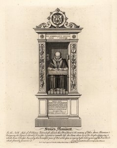 John Stowe, historyk i antykwariusz autorstwa John Thomas Smith