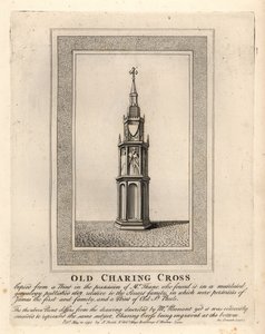 Stary Charing Cross, jeden z 12 średniowiecznych Krzyży Eleonory, wzniesiony w latach 90. XIX wieku do jego usunięcia w 1647 r.