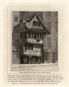 Stara fontanna w parafii Minories, Londyn autorstwa John Thomas Smith