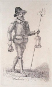 Strażnik z ok. 1680 (akwaforta) autorstwa John Thomas Smith
