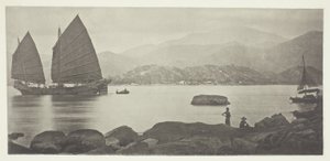 A Canton Trading Junk autorstwa John Thomson