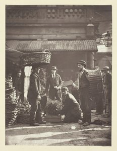 Robotnicy z Covent Garden, 1881. autorstwa John Thomson