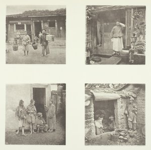 Foochow Coolies, detektyw z Foochow, szef złodziei, żebracy żyjący w podróży, 1868. autorstwa John Thomson