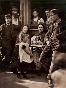 Hookey Alf z Whitechapel, z „Street Life in London”, 1877-78 (woodburytype) autorstwa John Thomson