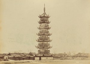 Pagoda, Szanghaj autorstwa John Thomson