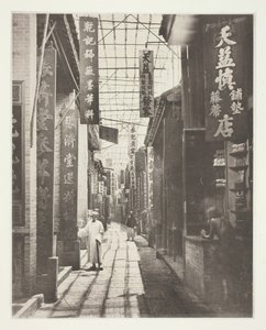 Physic Street, Kanton, ok. godz. 1868. autorstwa John Thomson