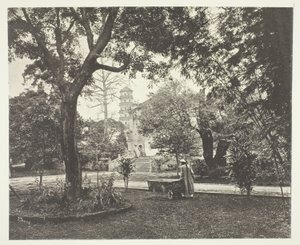 Brytyjska placówka konsularna Yamun w Kantonie autorstwa John Thomson