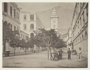Wieża zegarowa, Hong-Kong autorstwa John Thomson
