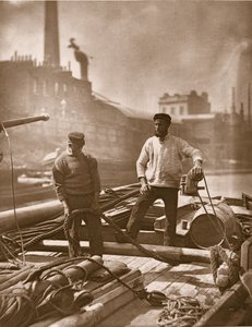 Robotnicy na „Silent Highway”, z „Street Life in London”, 1877-78 (woodburytype) autorstwa John Thomson
