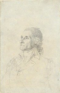 (Niezidentyfikowany mężczyzna - prawdopodobnie Waszyngton?) autorstwa John Trumbull