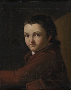 Jabez Huntington, Jr. (bratanek artysty) (1767-1848), BA 1784 autorstwa John Trumbull