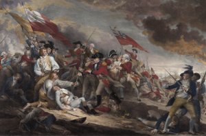 Śmierć generała Warrena w bitwie pod Bunker Hill, 17 czerwca 1775, wyd. 1786
