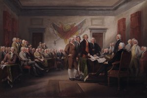 Deklaracja Niepodległości, 4 lipca 1776 r. autorstwa John Trumbull