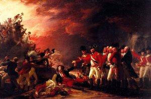 Ucieczka przeprowadzona przez garnizon Gilbraltar autorstwa John Trumbull
