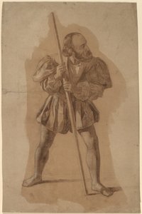 Studium kostiumów postaci dla Columbus Mural, Washington, D.C. autorstwa John Vanderlyn