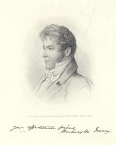 Portret Waszyngtona Irvinga autorstwa John Vanderlyn