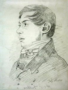 Anthony Vandyck Copley Fielding (1787-1855), 1810 (grafit na papierze tkanym) autorstwa John Varley