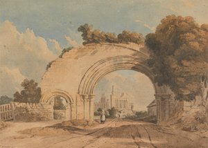 Opactwo Byland, Yorkshire autorstwa John Varley