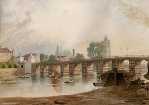 Stary most Battersea autorstwa John Varley