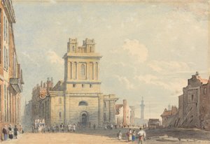 Widok na New Street, w pobliżu London Bridge autorstwa John Varley