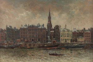 Nabrzeże, Newcastle upon Tyne, 1886 r. autorstwa John Wallace
