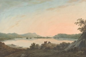 Jezioro Windermere z Calgarth z Belle Isle autorstwa John Warwick Smith