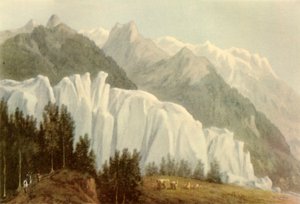 „Lodowiec Bossonów, Chamonix”, 1786, 1946.