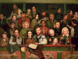 The Gallery, Drury Lane autorstwa John Watkins Chapman