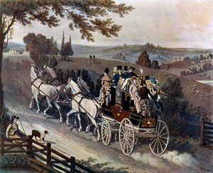 Dyliżans, 1822, ok. 1920 autorstwa John Watson
