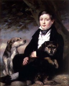 Portret mistrza Rainesa z Wheldrake Manor, York (olej na płótnie)