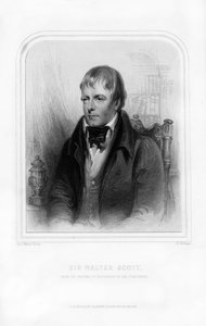 Sir Walter Scott, 1. baronet, szkocki powieściopisarz historyczny i poeta, 1870. autorstwa John Watson Gordon