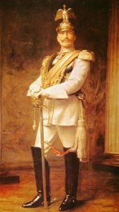 Kaiser Wilhelm II, cesarz Niemiec (kolor lito)