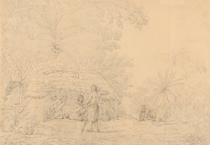 Widok w Annamooka autorstwa John Webber