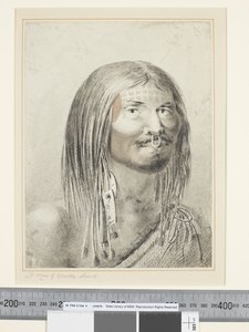 F.21 Człowiek z Nootka Sound, ok. 1773-84 (akwarela) autorstwa John Webber