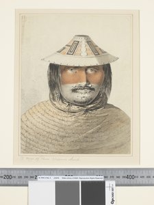 F.26 Człowiek z dźwięku księcia Williama, ok. 1773-84 (akwarela) autorstwa John Webber