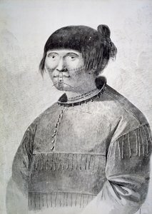 Portret wytatuowanego tubylca z wyspy Unalaska autorstwa John Webber