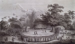 Wyspy Tonga: Ceremonia powitalna kapitana Jamesa Cooka