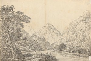 Widok w zatoce Oheitepeha, Otaheite autorstwa John Webber